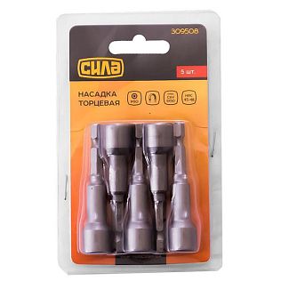 Набор головок торцевых М10х65 5 предметов СИЛА