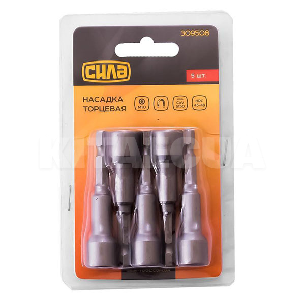 Набор головок торцевых М10х65 5 предметов СИЛА (309508)