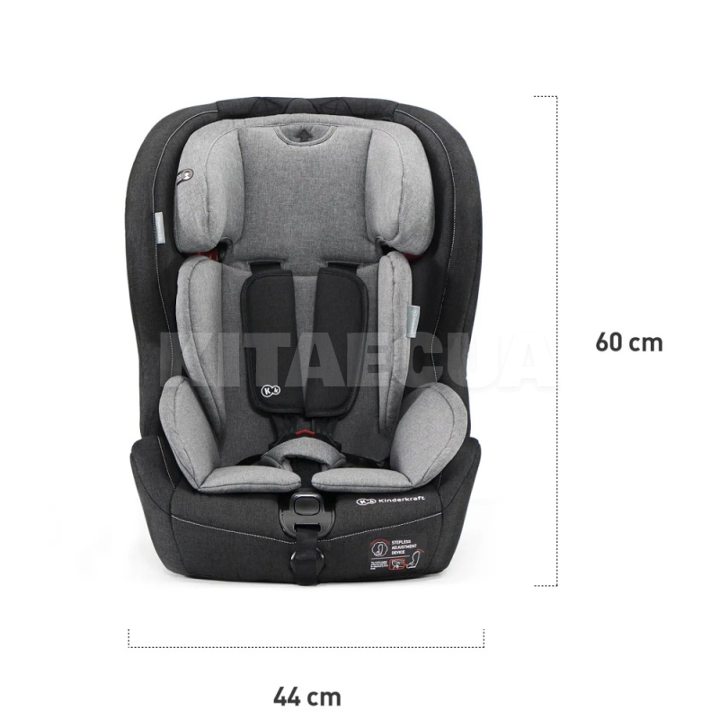 Автокресло детское Safety Fix Black-Gray 9-36 кг Kinderkraft (KKFSAFEBLGR000) - 9