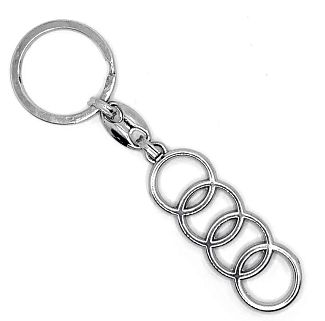Брелок для ключей "Audi" кольца 