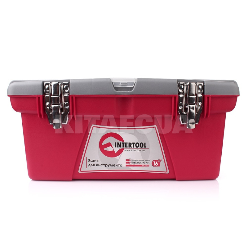 Ящик для инструмента с металлическими замками 415 x 210 x 190 мм Intertool (BX-0516) - 4
