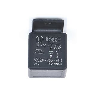 Реле 5-контактне 24B 20А з перемикаючим контактом та кронштейном Bosch