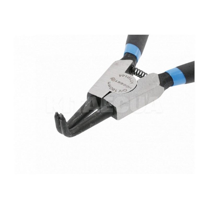 Щипці для зняття/установки стопорних кілець вигнуті на стиск 180 мм HOGERT (HT1P144) - 3