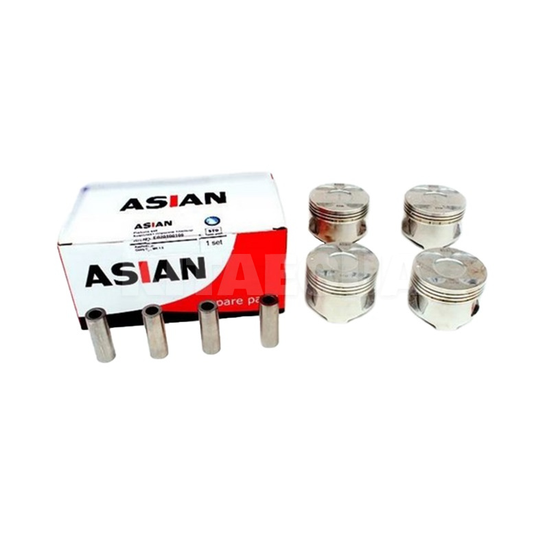 Поршні двигуна STD (з пальцями) - 4шт ASIAN на Geely CK (E020100106)