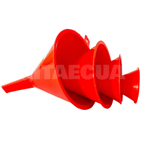 Лейка пластиковая универсальная красная (4шт.) VORTEX (VX-61036)