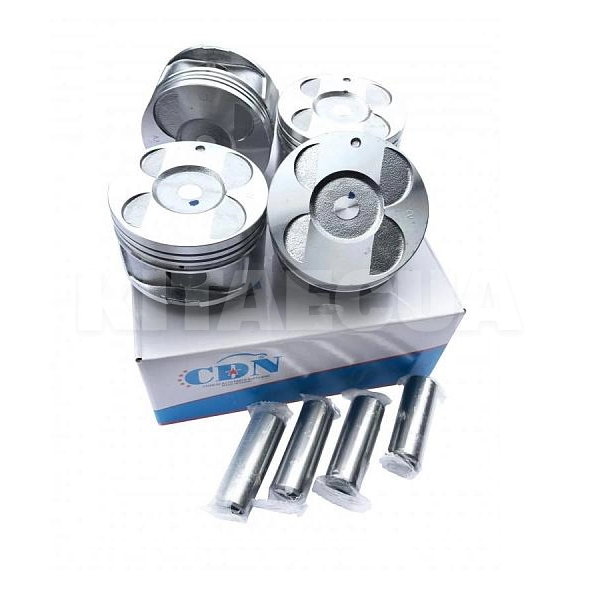 Поршні двигуна 0.25 (з пальцями) 4 шт 1.5 L ASIAN (E020100106-0.25)