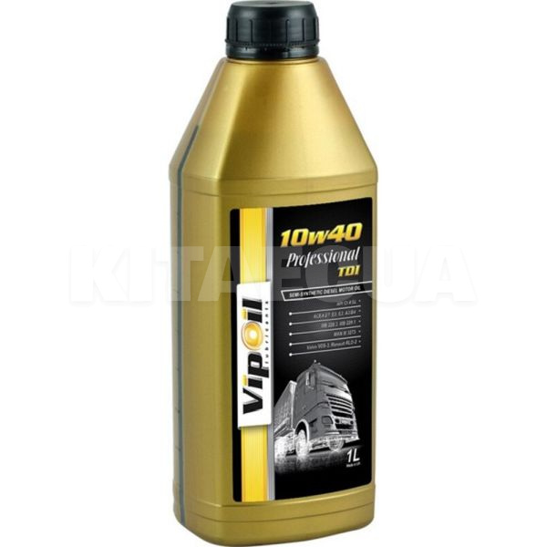 Масло моторное полусинтетическое 1л tdi 10w40 professional VipOil (162838)