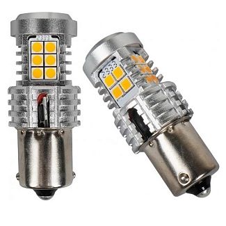 Светодиодная лампа U24 12V P21W 2200K (компл.) AMS
