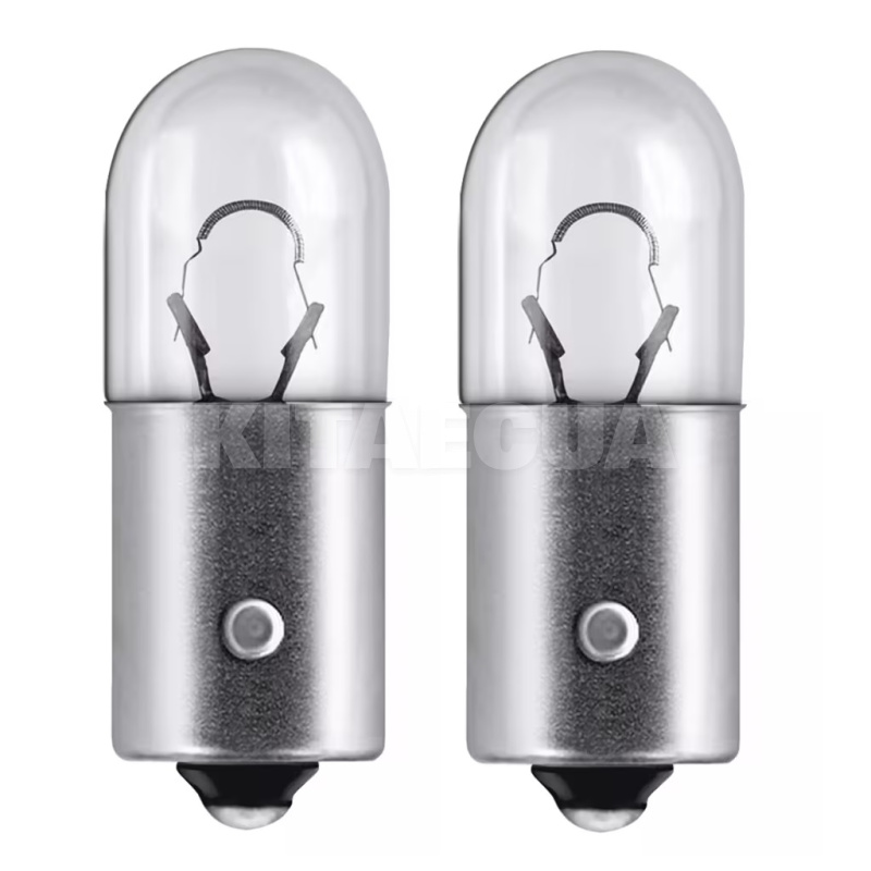 Лампа розжарювання 12V 4W T4W BA9s (2 шт) Original Osram (3893-2BL) - 2