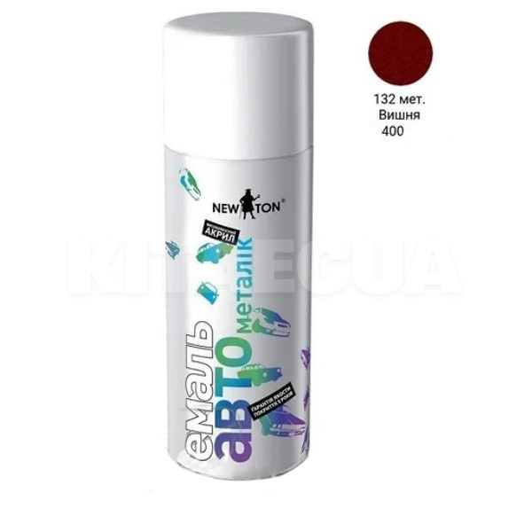 Краска-эмаль 150мл "вишня" металлик 132 NEW TON (58088-NEW-TON)
