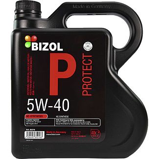 Масло моторное синтетическое 4л 5W-40 Protect BIZOL