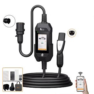 Зарядка для электромобиля Lion EV-Ultra 7 кВт Type Tesla 32A 1-фаза FEYREE