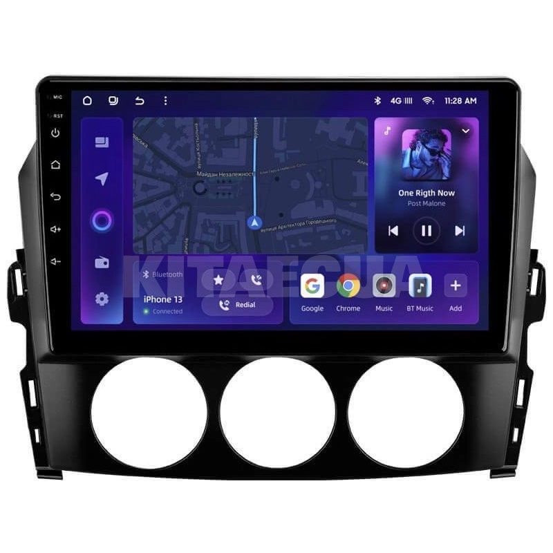 Штатна магнітола MOSS M2 4+32 Gb 9" Mazda MX-5 3 NC 2008-2015 AMS (49304)