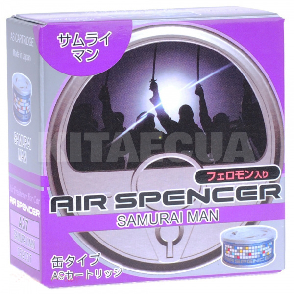 Ароматизатор "самурай" Air Spencer меловой наполнитель Samurai Man A-37 Eikosha (Sam-Man)