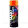 Краска-эмаль оранжевая 400мл универсальная декоративная MAXI COLOR (MX2004)