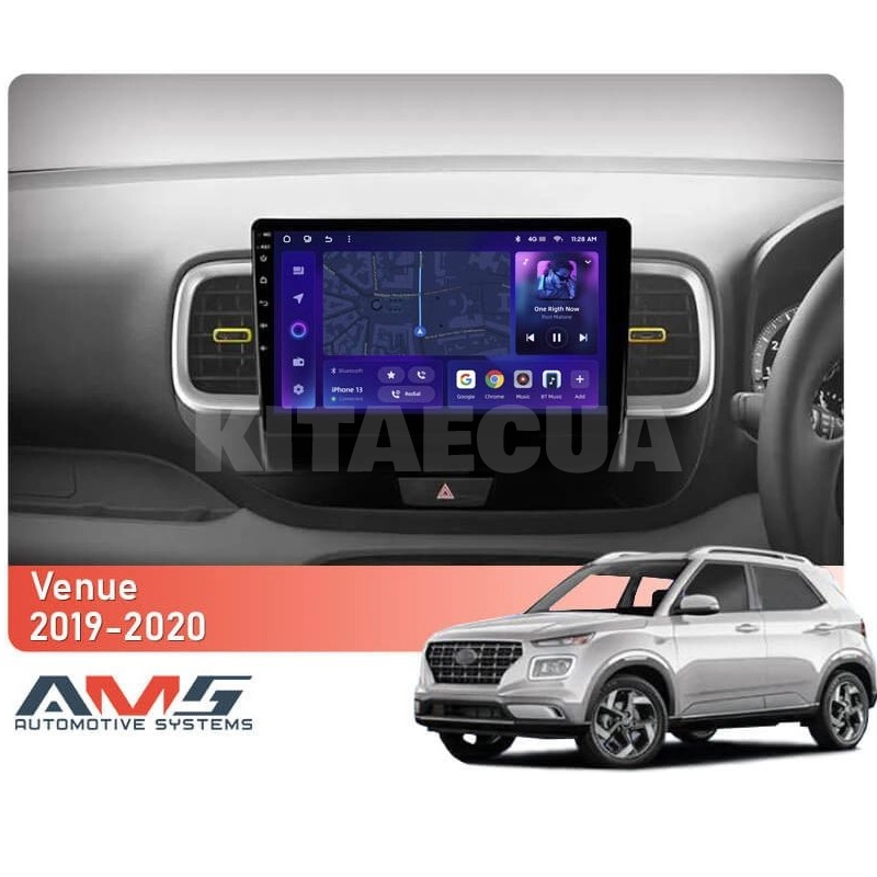 Штатна магнітола MOSS M3 4+32 ГБ 10" Hyundai Venue 2019-2020 AMS (50820) - 2