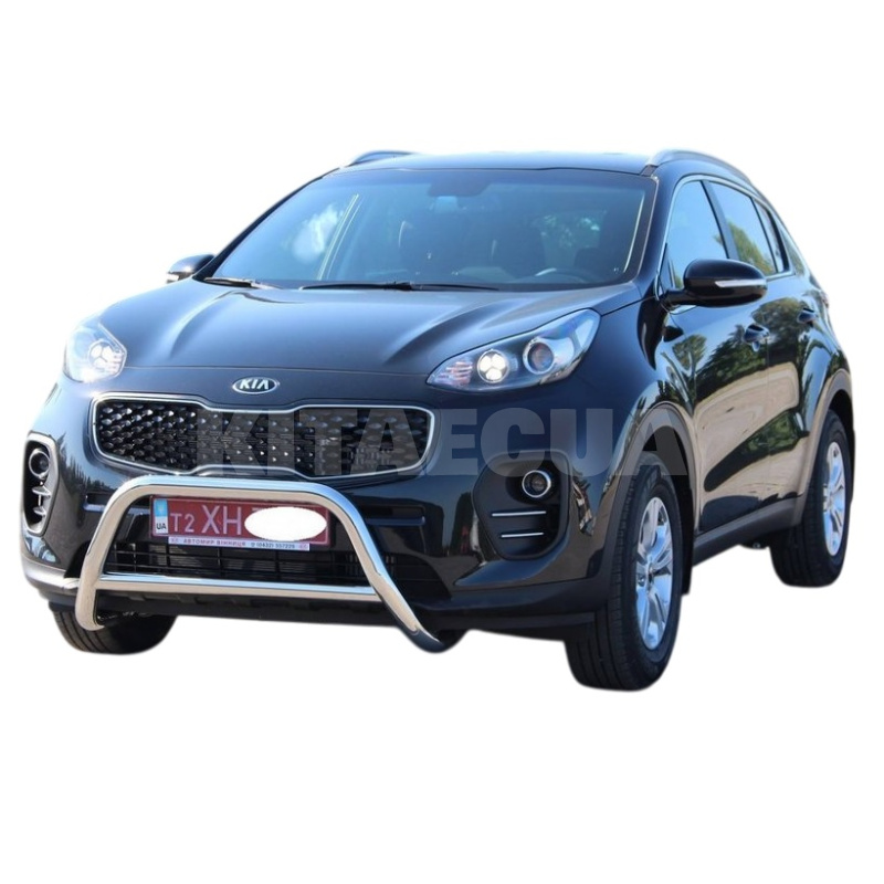 Кенгурятник WT006 Kia Sportage 2015-2021 нержавеющая сталь CAN (dd27765) - 3