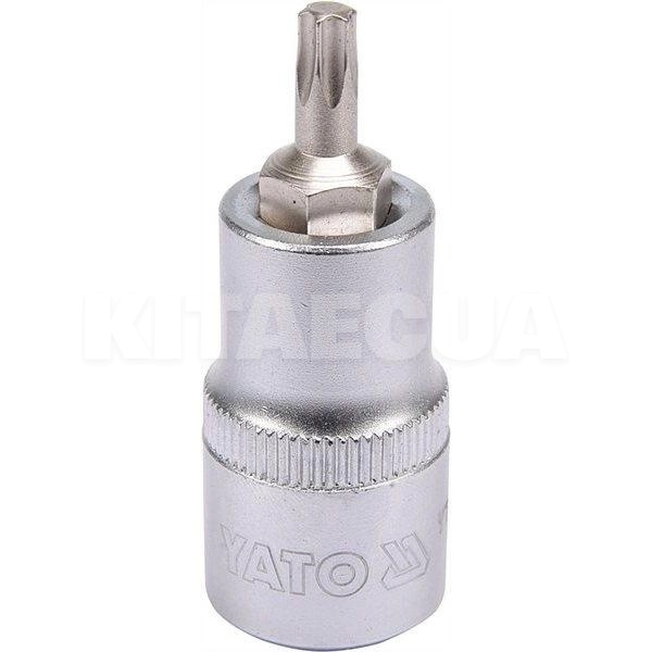 Головка торцева з насадкою 55 мм 1/2“ Torx T27 YATO (YT-04312)