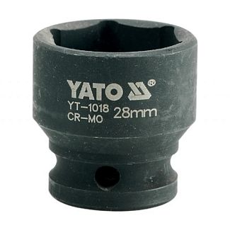 Головка торцева ударна 6-гранна 28 мм 1/2" 48 мм YATO