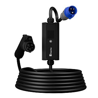 Зарядка для электромобиля Type 1 7.4кВт - CEE 3-pin (EVEUS) Svartex