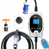 Зарядка для електромобіля 7.4 кВт 32A 1-фаза type 1 (американське авто) WI-FI Master FEYREE на Все для электромобилей Подбор по авто (FY7-32-1PH-TP1-M8)