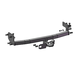 Фаркоп знімний Mitsubishi Lancer 9 (2003-2009) на 2 болти Автопроставка