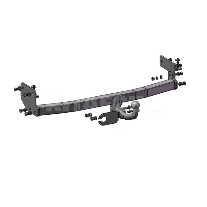 Фаркоп знімний Mitsubishi Lancer 9 (2003-2009) на 2 болти Автопроставка (2003-20-2)