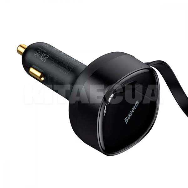 Автомобильное зарядное устройство 2в1 3.5A black BASEUS (CGTX000001-BASEUS) - 3