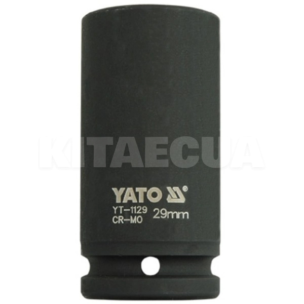 Головка торцева ударна 6-гранна подовжена 29 мм 3/4" 90 мм YATO (YT-1129)