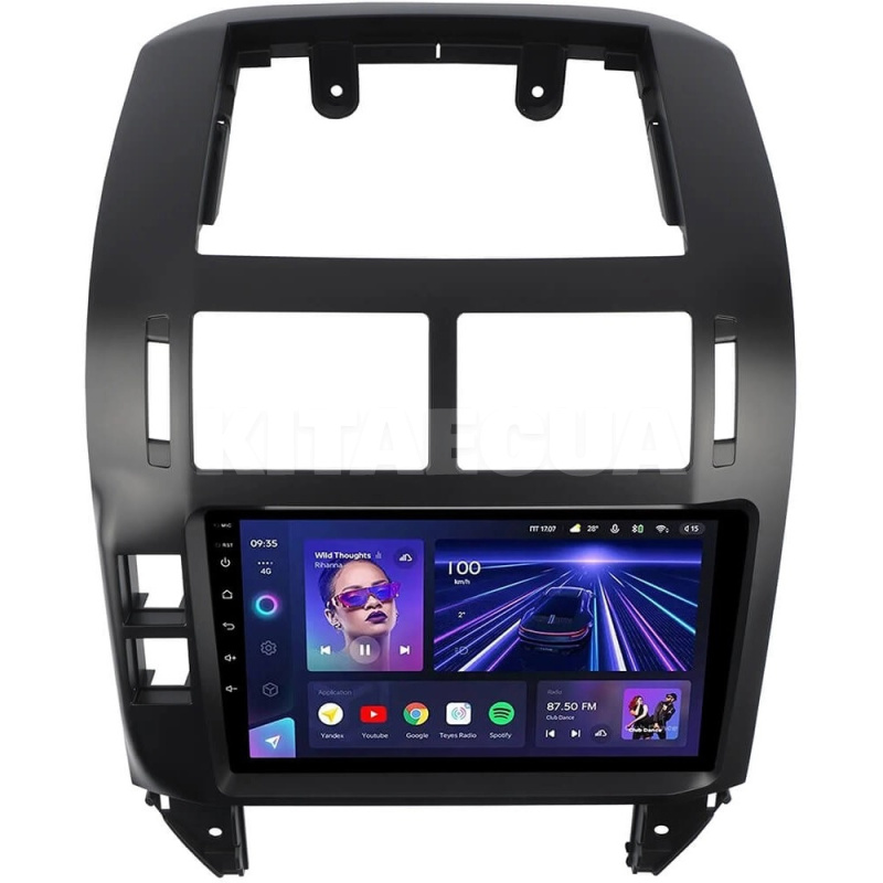 Штатная магнитола CC3L 4+64 Gb 9" Volkswagen Polo Mk4 4 2001-2009 black Teyes (56983)
