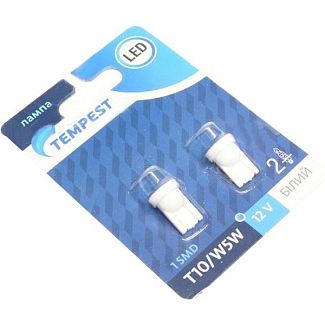 LED лампа для авто W5W (комплект) Tempest