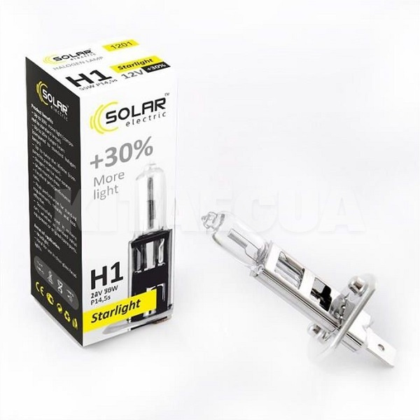 Галогенная лампа H1 70W 24V Starlight +30% Solar (2401)