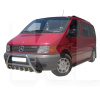 Кенгурятник Mercedes Vito W638 1996-2003 51мм нержавеющая сталь CAN (dug824244)