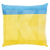 Подушка в машину декоративная "Я - українець" желто-голубая Tigres (ПШ-0166)