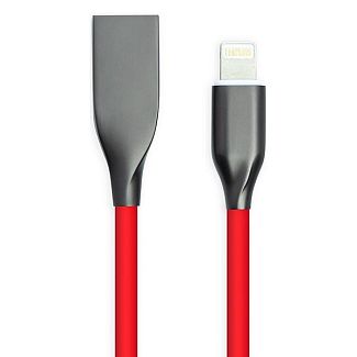Кабель USB - Lightning 2.4A 2м красный PowerPlant