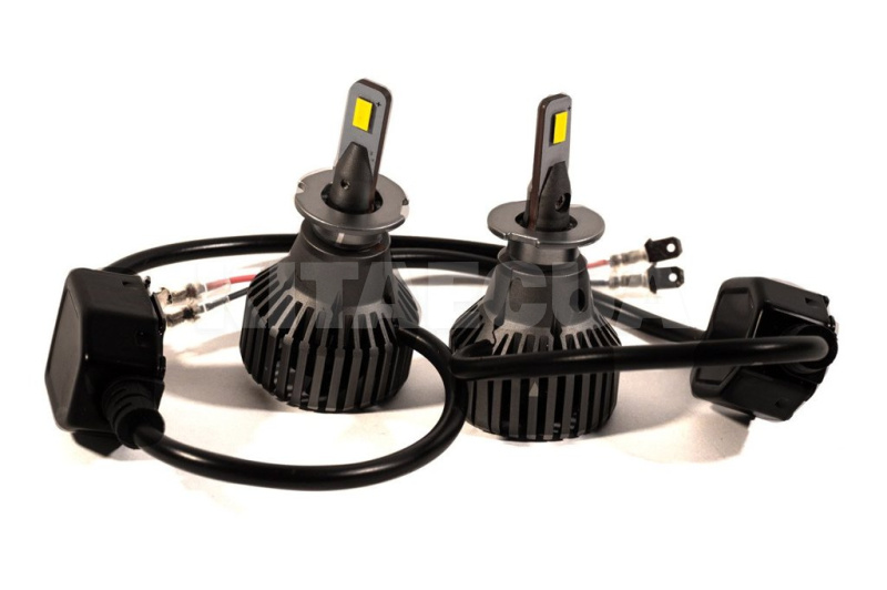LED лампа для авто H3 PK22s 52W 5000K HeadLight (37004852) - 2