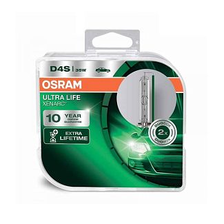 Ксеноновая лампа D4S 35W 85V (P32d-5) 2шт. UltraLife Osram