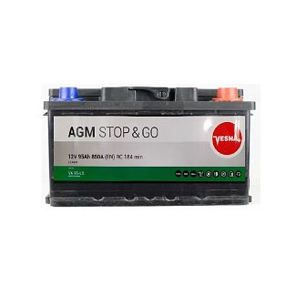 Аккумулятор автомобильный 95Ач 850А "+" справа Vesna