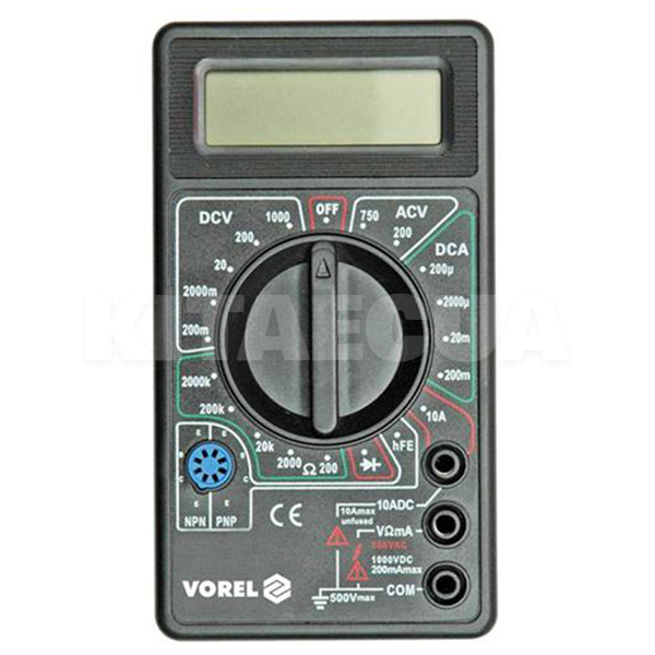 Мультиметр цифровий 0-500 В VOREL (81780) - 2