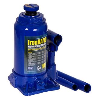 Домкрат гідравлічний пляшковий до 10т (185-350мм) VITOL