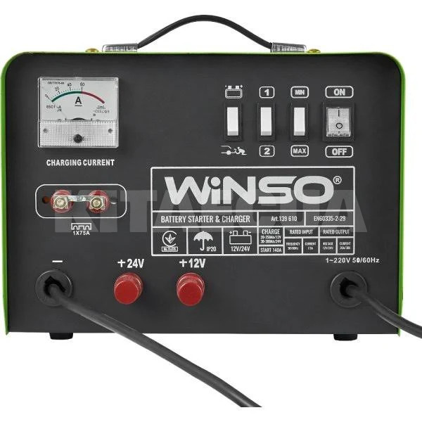 Пуско-зарядное устройство 12/24В 140А/45А Winso (139610) - 2
