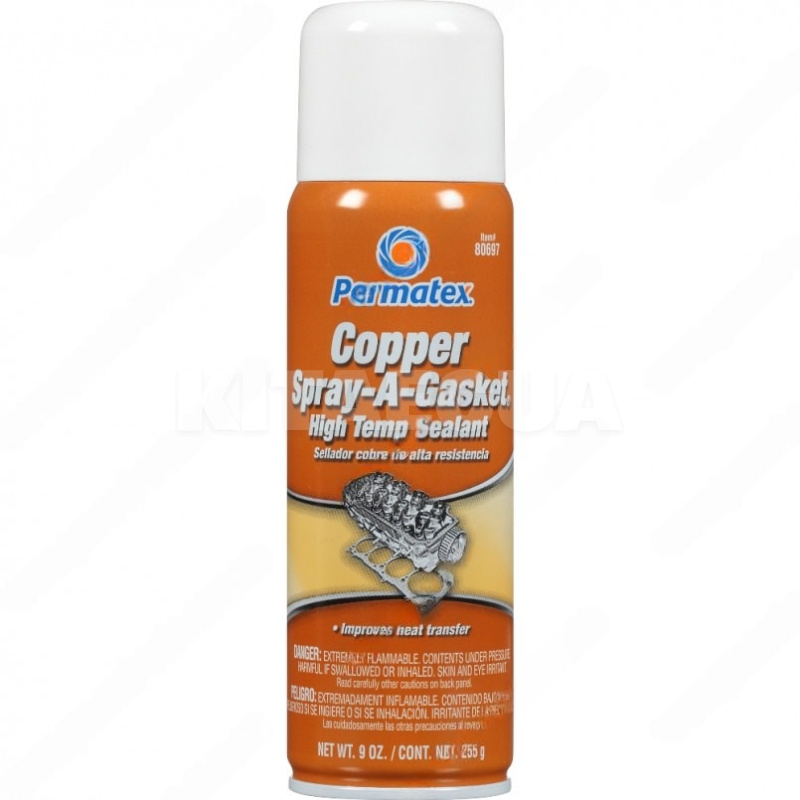 Мідний спрей-прокладка COPPER SPRAY-A-GASKET HI-TEMP SEALANT 270ml (12шт./уп.) Permatex (80697)