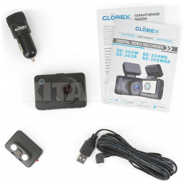 Відеореєстратор Full HD (1920x1080) USB, Wi-Fi Globex (GE-304WG) - 2