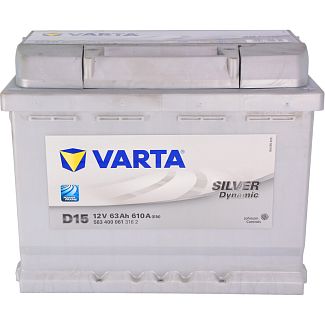 Аккумулятор автомобильный 63Ач 610А "+" справа VARTA