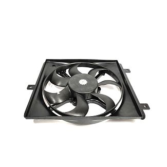 Вентилятор охлаждения радиатора в сборе (3 крепления) правый KLM Autoparts