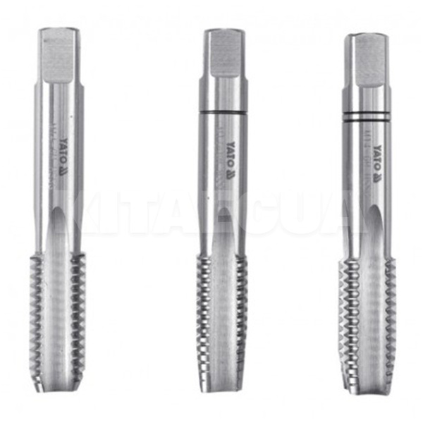 Набір мітчиків М7 х 1 мм 3 предмети YATO (YT-2934)