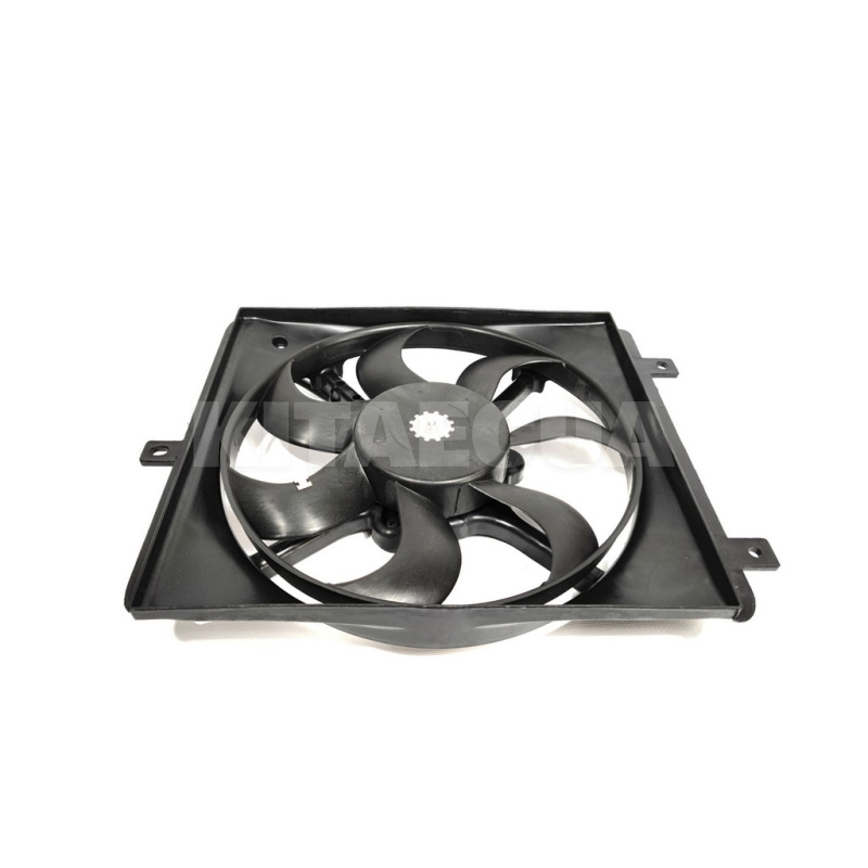 Вентилятор охолодження радіатора у зборі (3 кріплення) правий KLM Autoparts на Geely CK (1602192180)