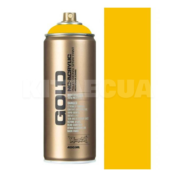 Краска желтая 400мл полуглянцевая GL1030 Banana MONTANA (283932-MONTANA)