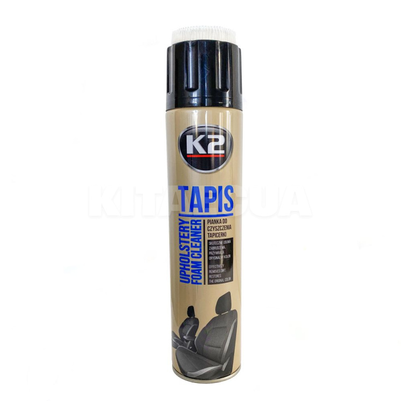 Очиститель обивки салона 600мл TAPIS AERO + BRUSH с щеткой K2 (K206B)