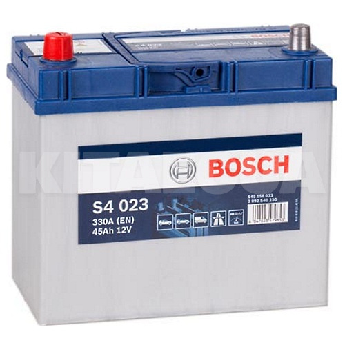 Акумулятор 45аг Asia (T3) 238x129x227 з прямою полярністю 330А S4 Bosch (BO 0092S40230)